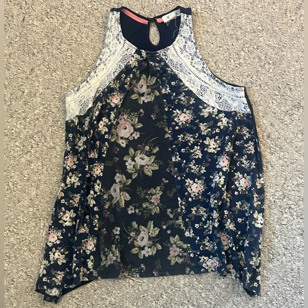 Floral Tank Top Size Small